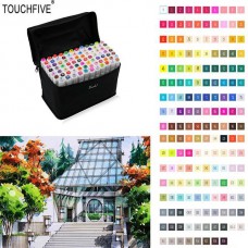 Touch Five Marker 168 Marqueurs Ensemble de couleur stylo base d'alcool Art croquis